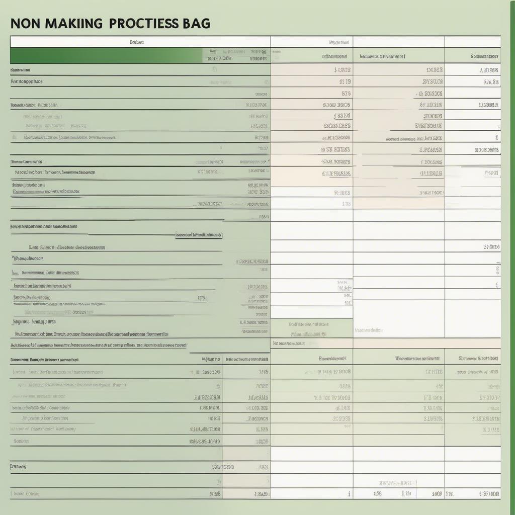 Financial Projections for a Non-Woven Bag Unit