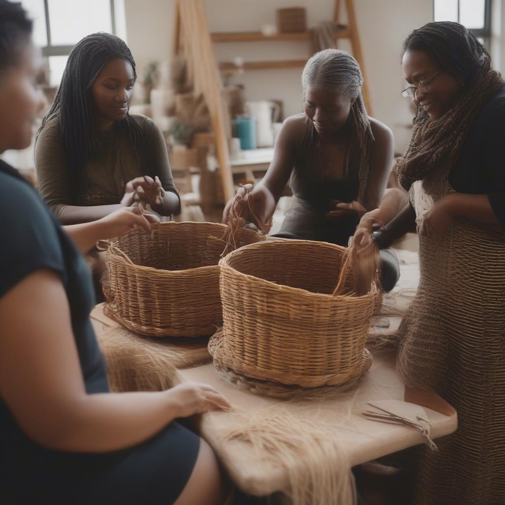 Finding Inspiration in the Basket Weaving Community