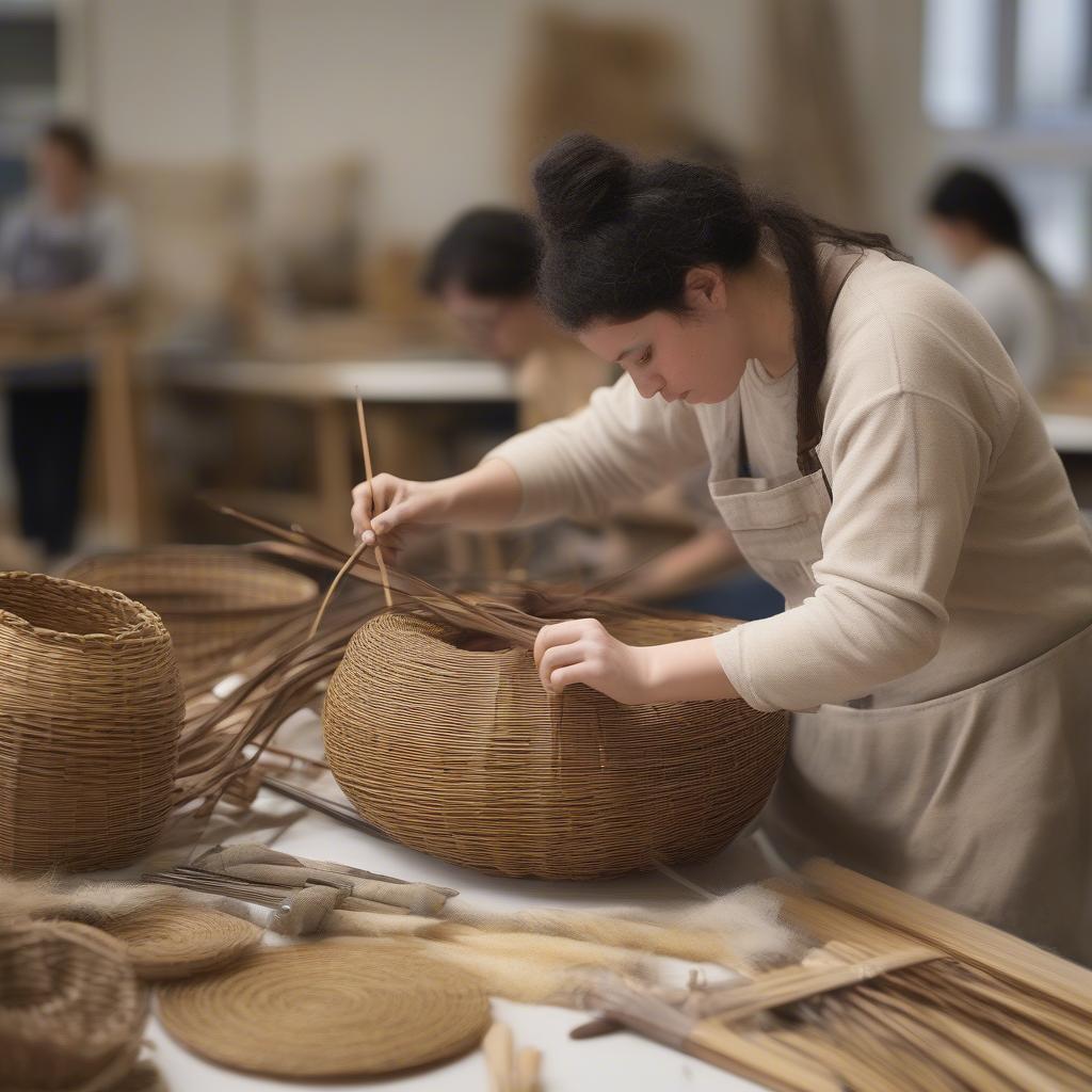 Exploring Basket Weaving through a Fine Arts Degree