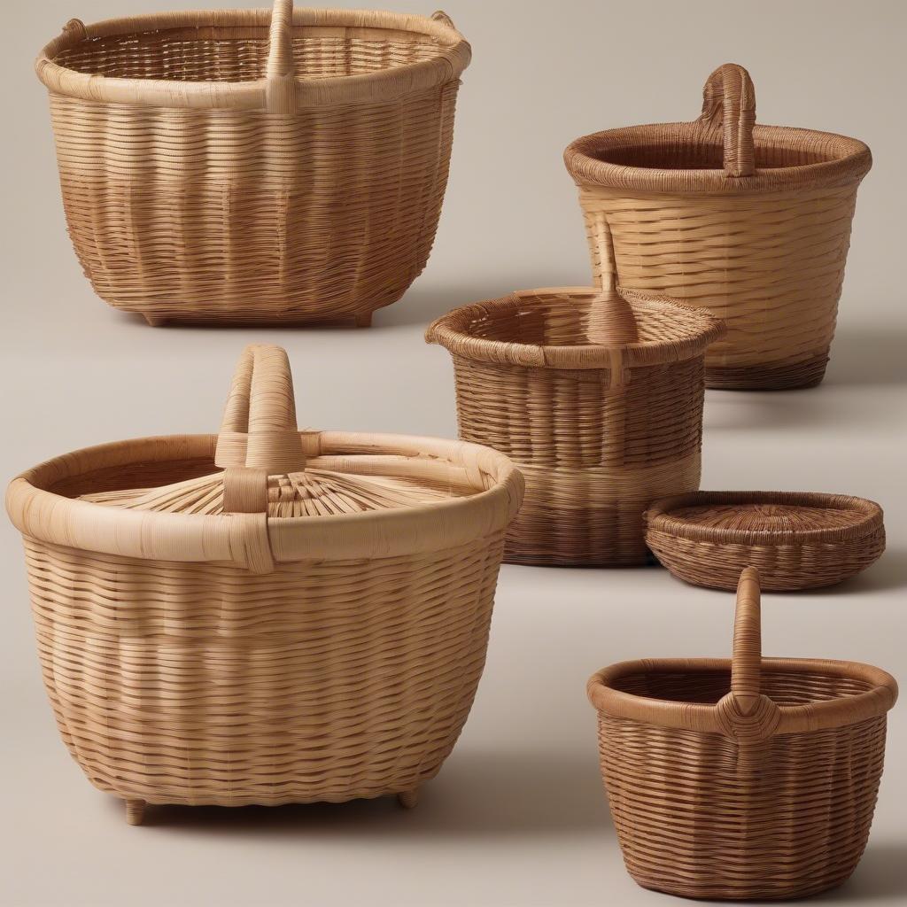 Examples of Finished Ash Baskets