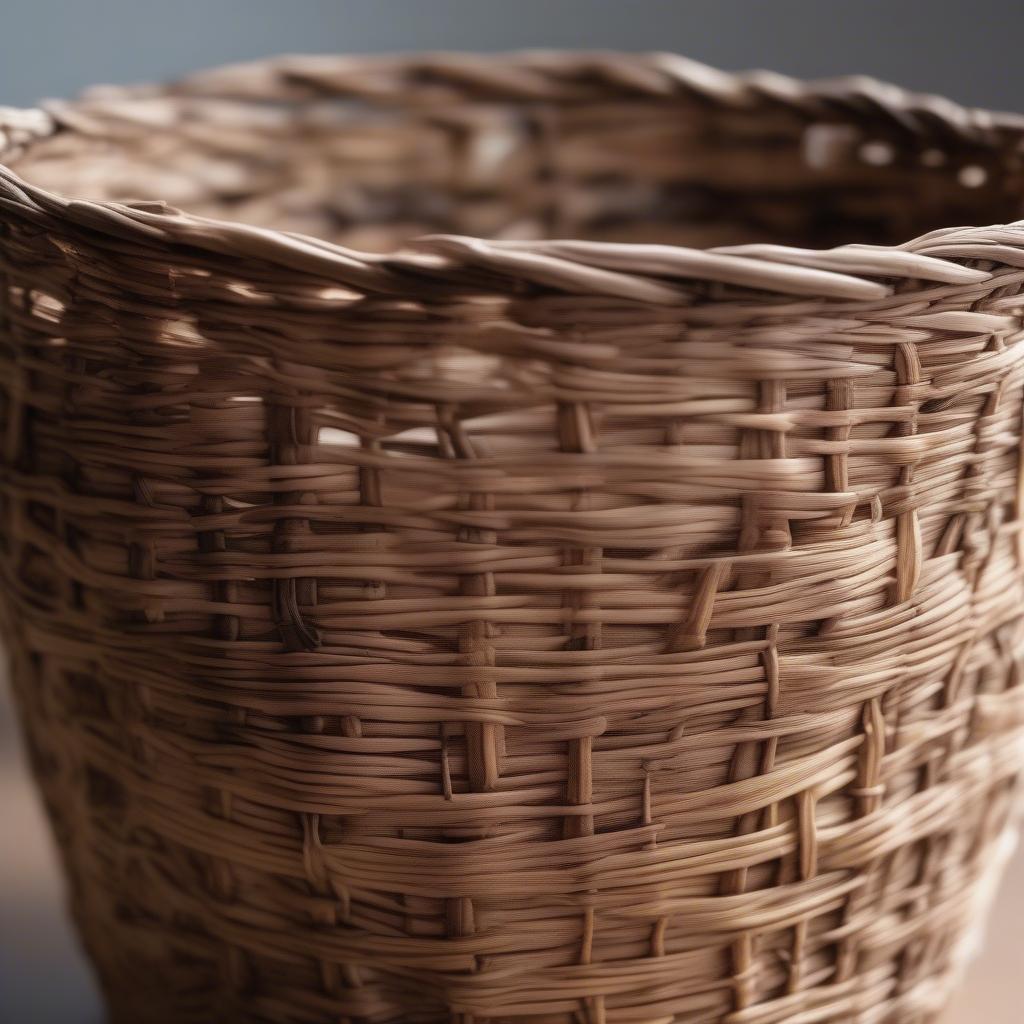 A Beautifully Finished Bark Basket