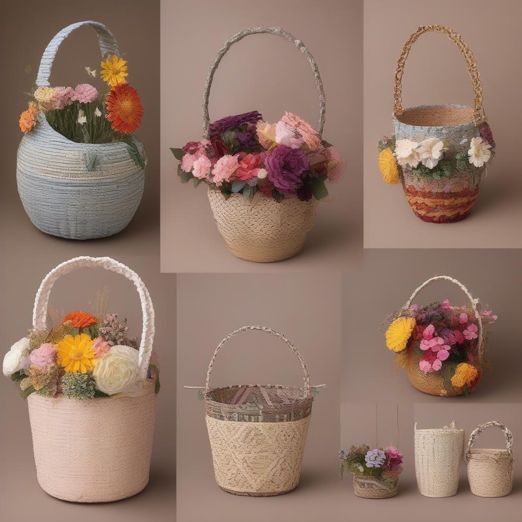 Examples of Beautifully Crafted Flower Baskets