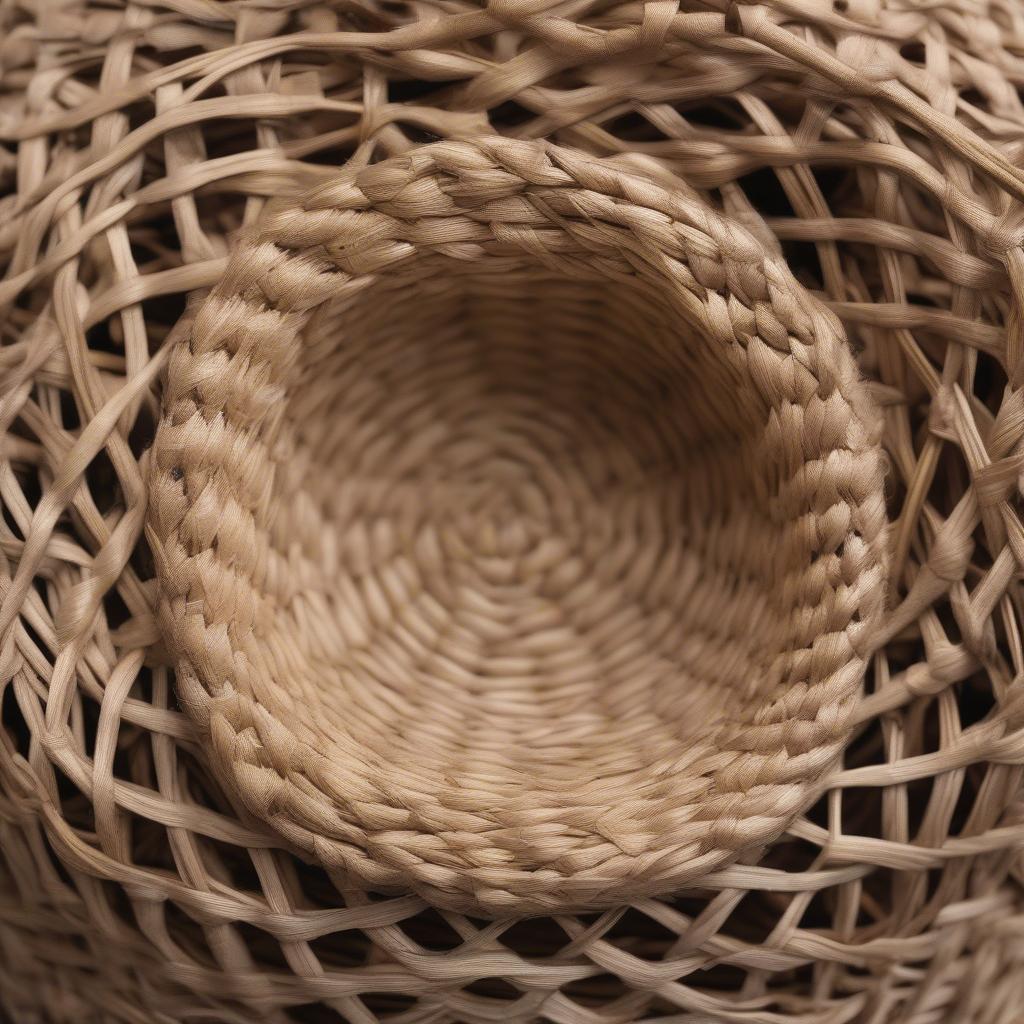 A Finished Kudzu Basket