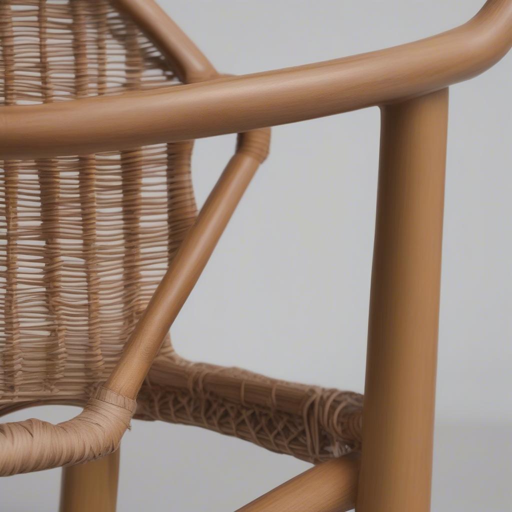 Finished Rattan Splint Chair