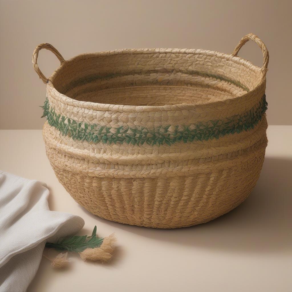 A Beautifully Finished Seagrass Basket