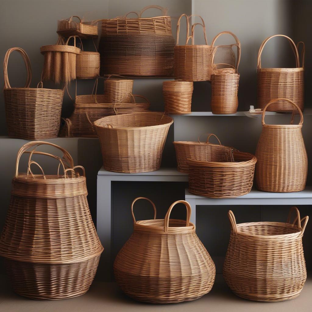 Finished Willow Baskets - Variety