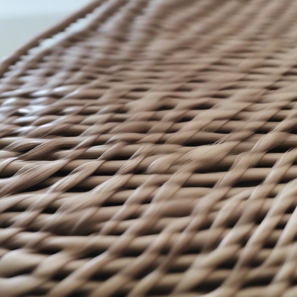 Applying sealant to a woven chair seat