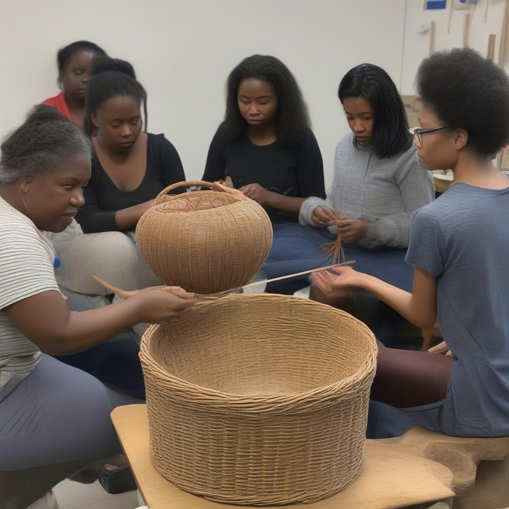 First Basket Weaving Class Experience in Greenville, SC