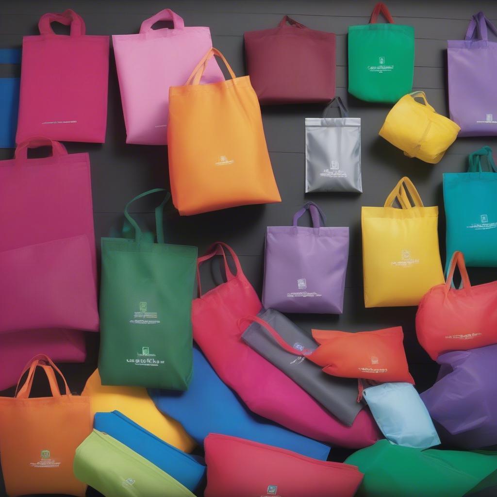 Foldable Non Woven Shopping Bags in Various Colors and Sizes