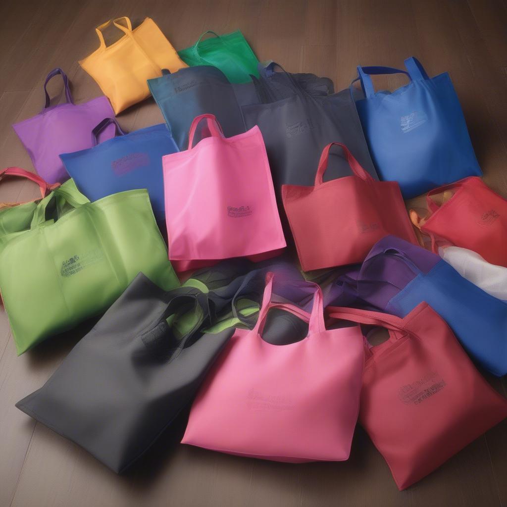 Variety of Foldable Non-Woven Tote Bags