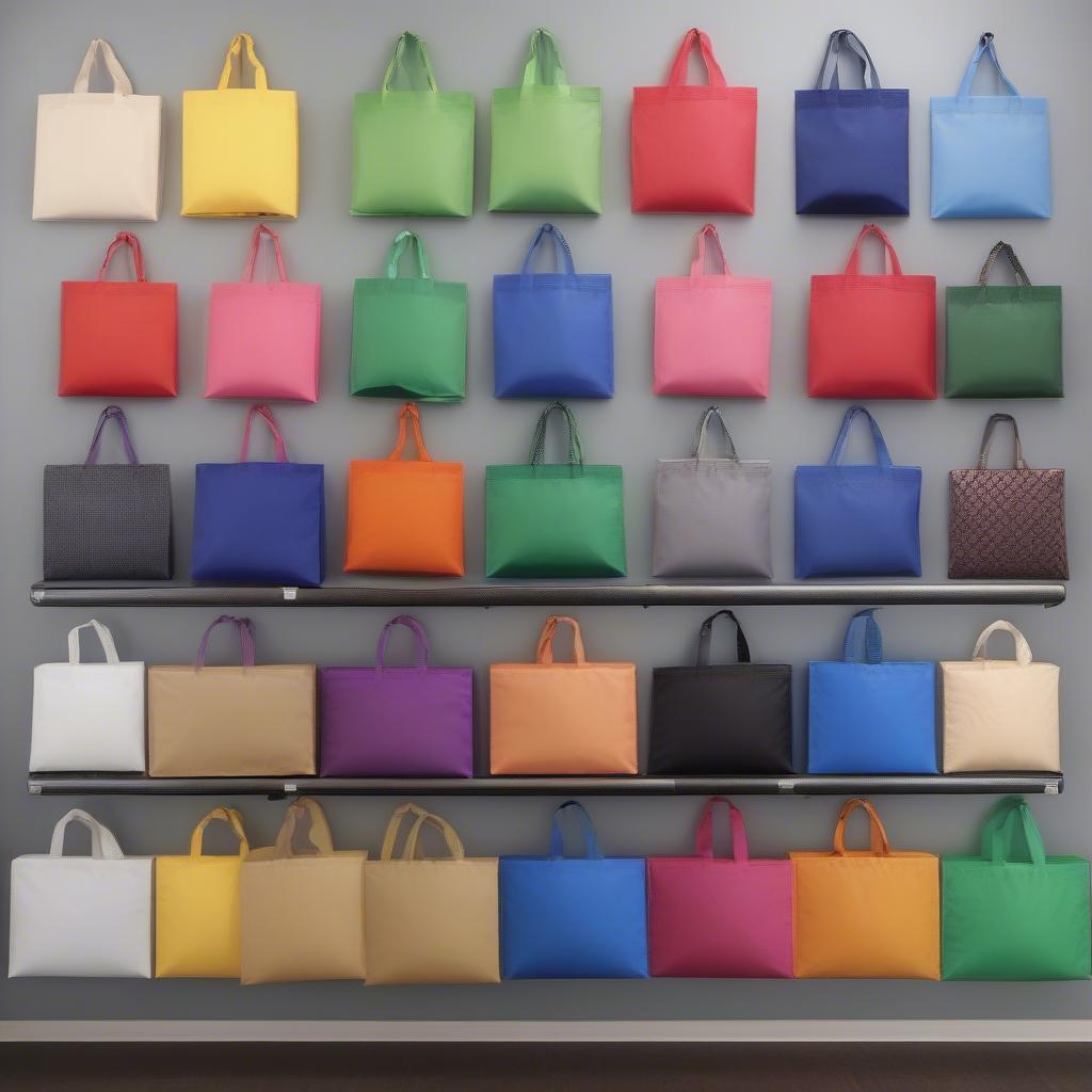 Variety of Folded Non-Woven Bags