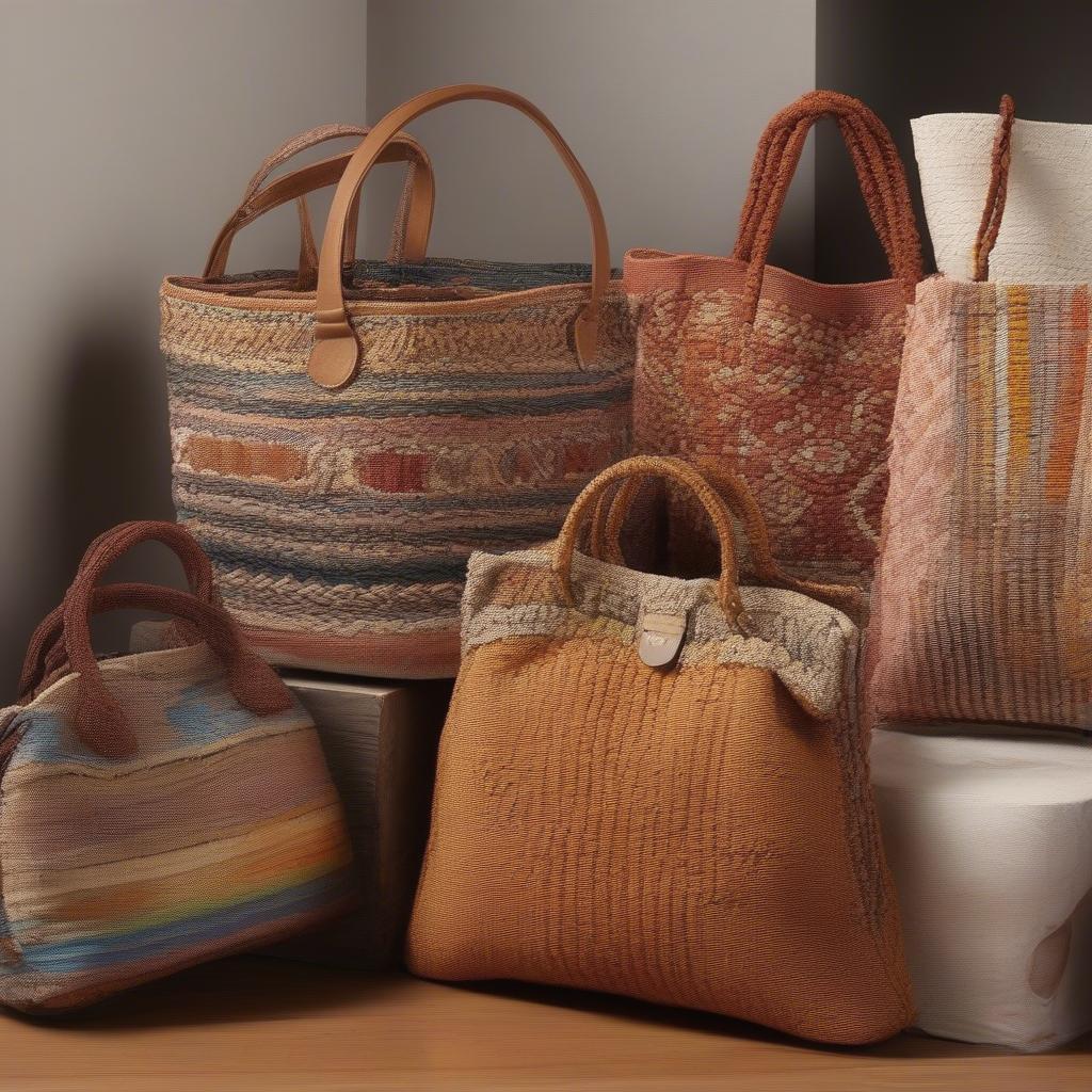 Variety of Francesca's Woven Bags