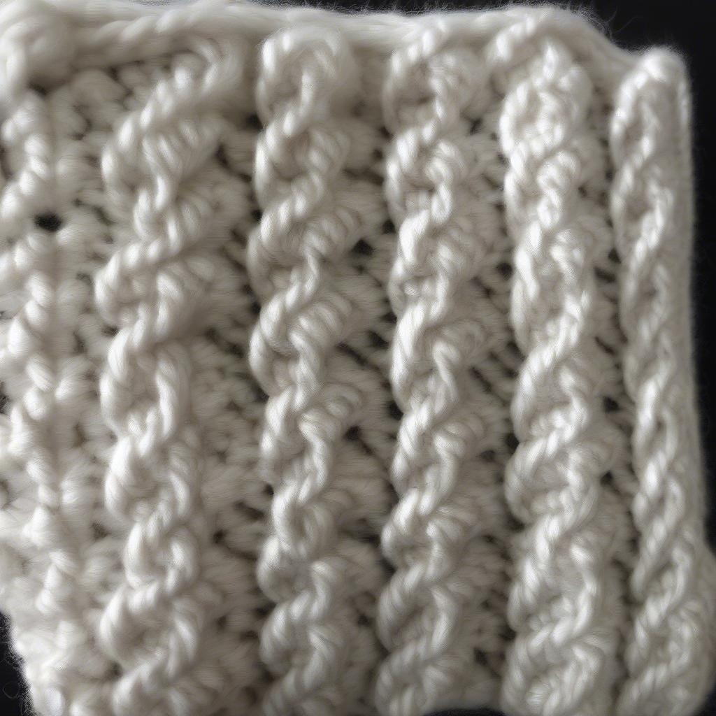 Front and Back Post Double Crochet Stitches