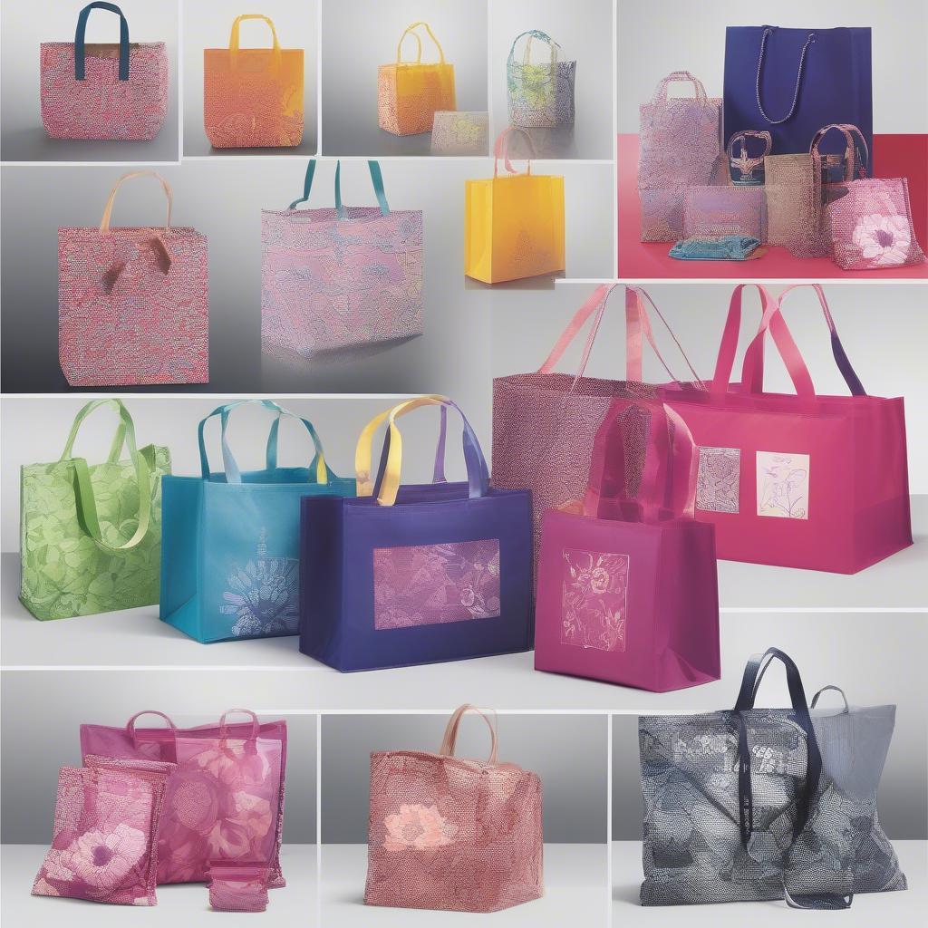 Showcase of Diverse Full Printing Non Woven Bags