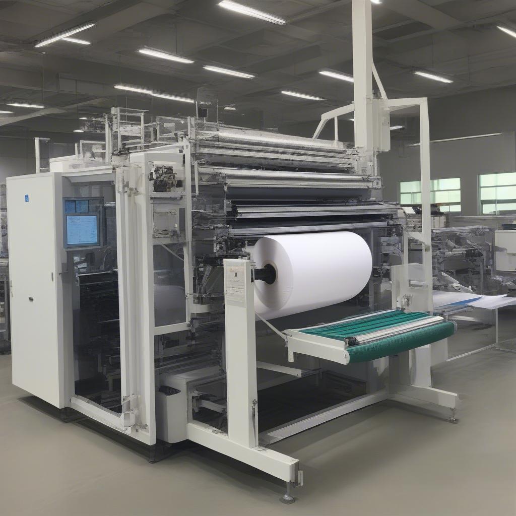 Fully Automatic Non-Woven Bag Making Machine in Operation