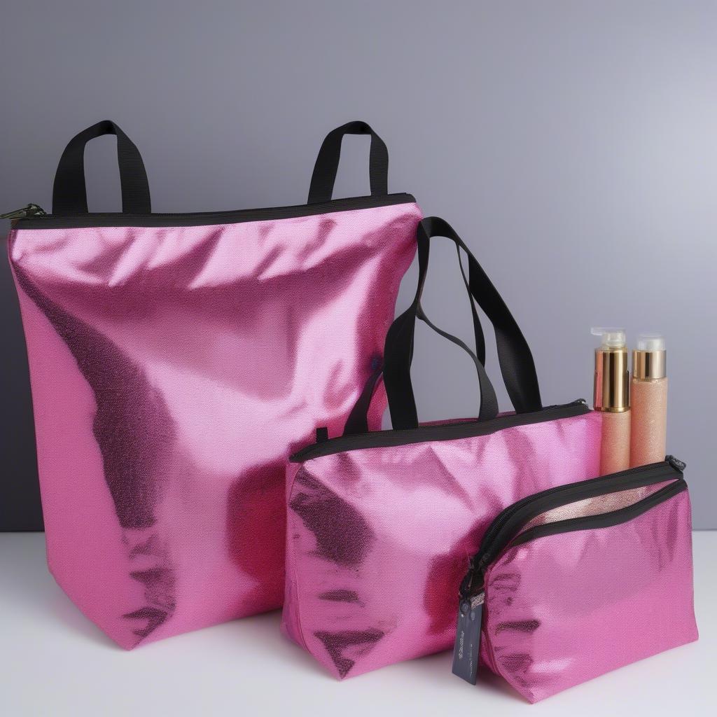 Glitter Grooming Bags in Various Sizes