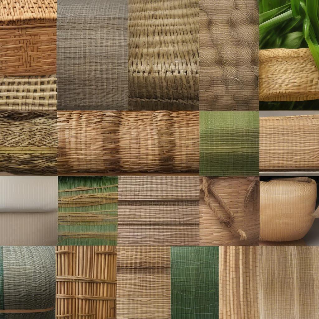 Green Woven Shoulder Bag Materials: Wicker, Rattan, Seagrass, and More