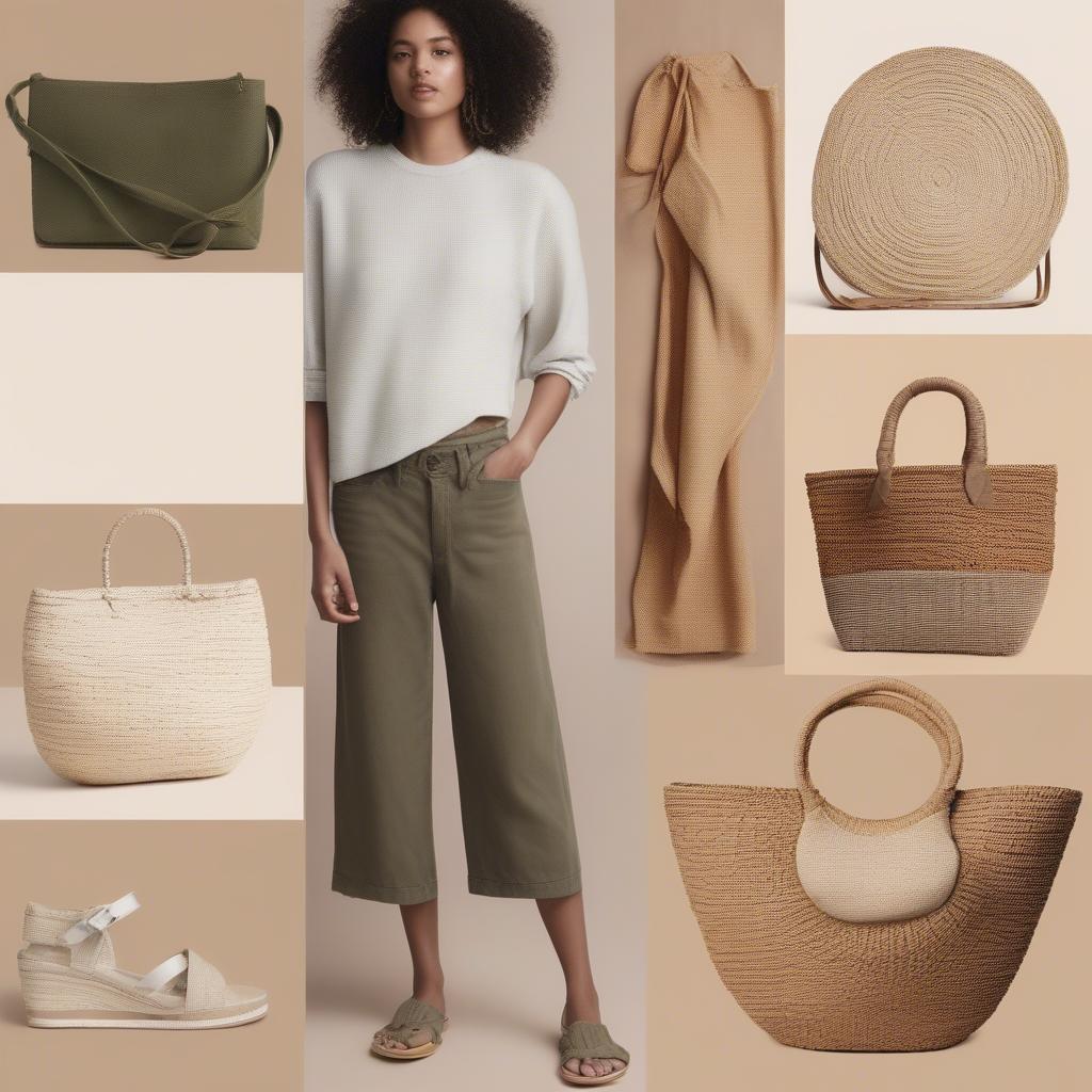 Styling Inspiration for H&M Woven Bags