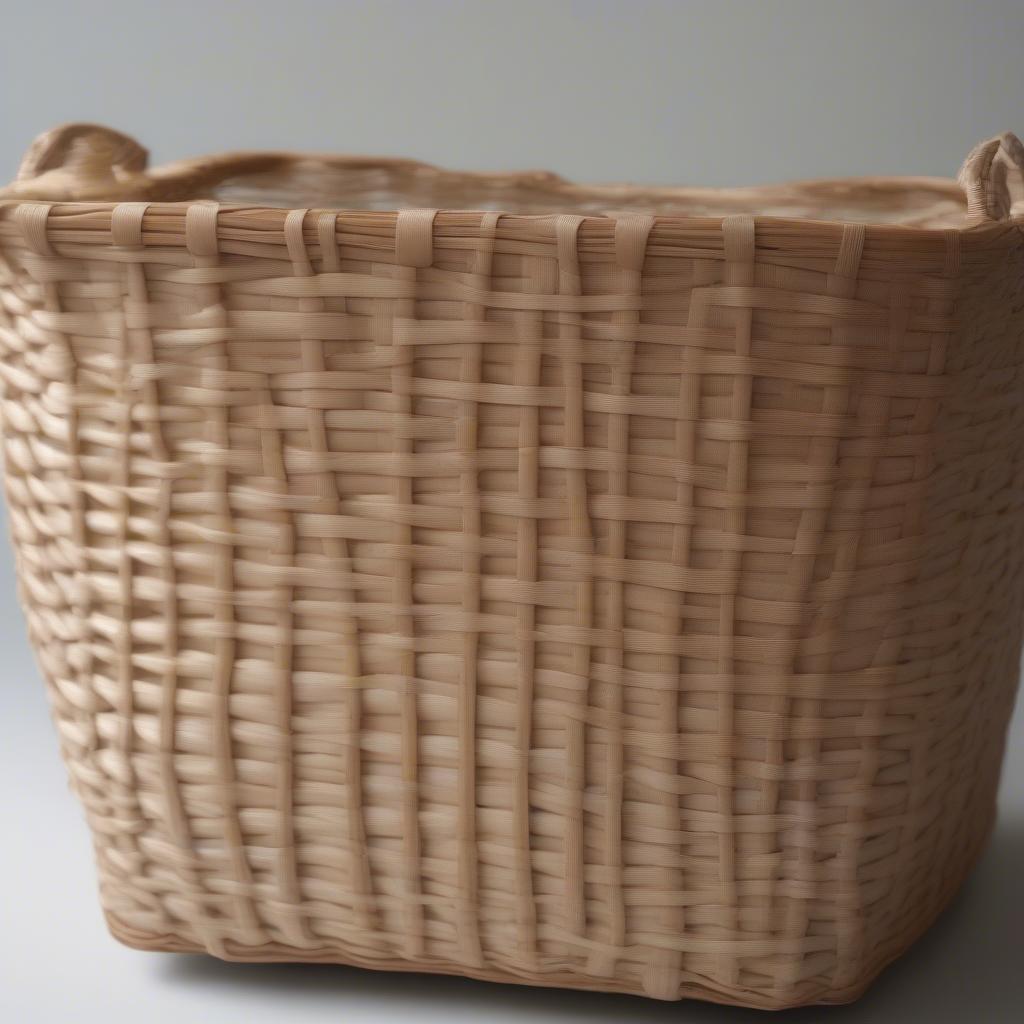 Example of a half basket weave