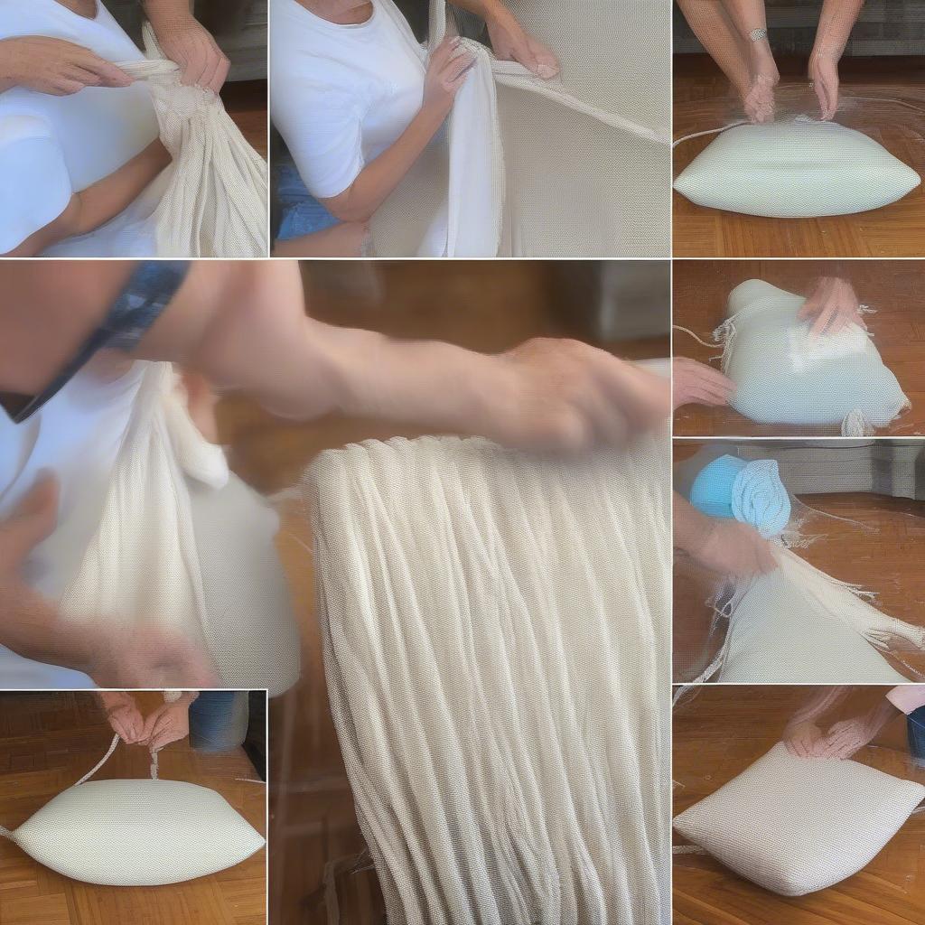 Cleaning a Hammock Weave Chair Cushion