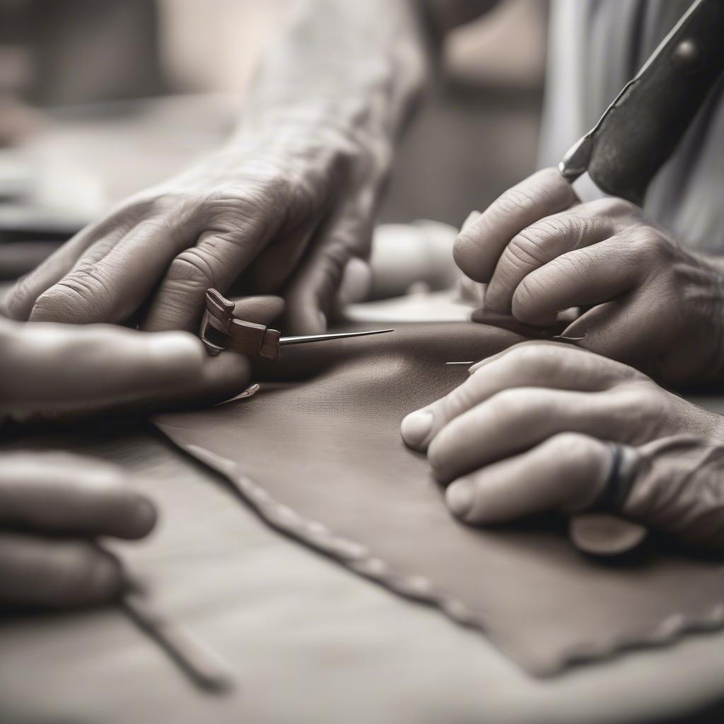 Hand Stitching Leather Craft