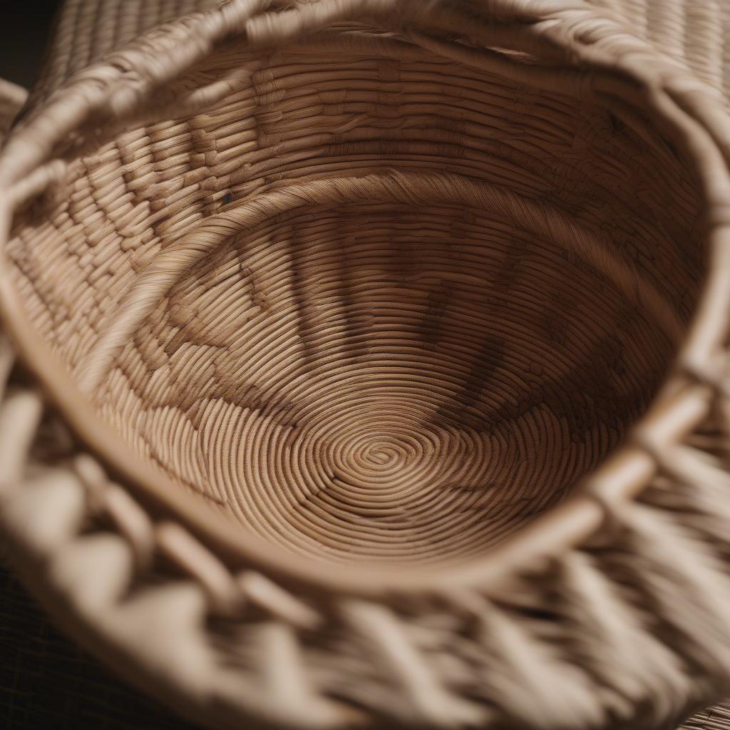 Handmade Basket Close Up