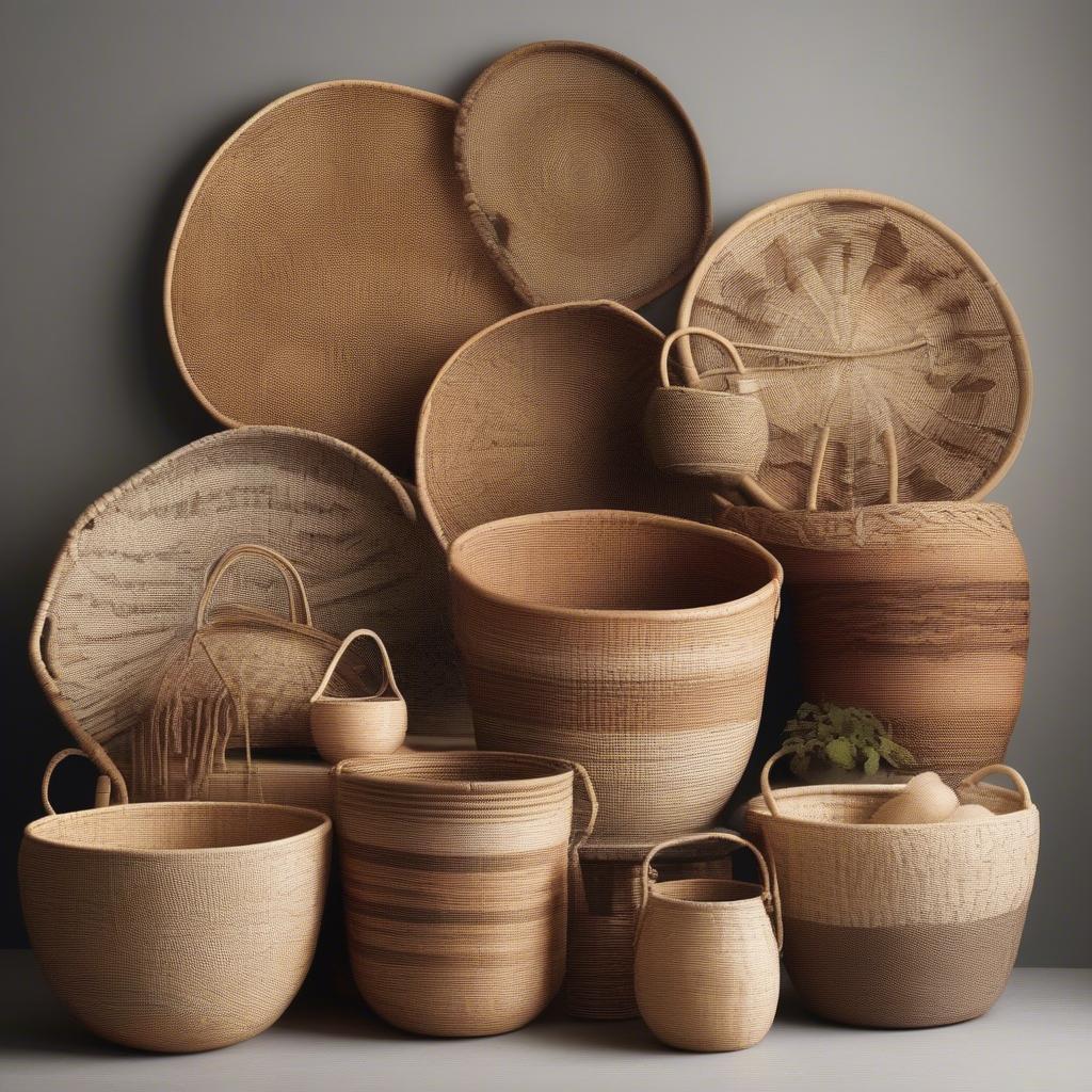 Collection of Handmade Baskets