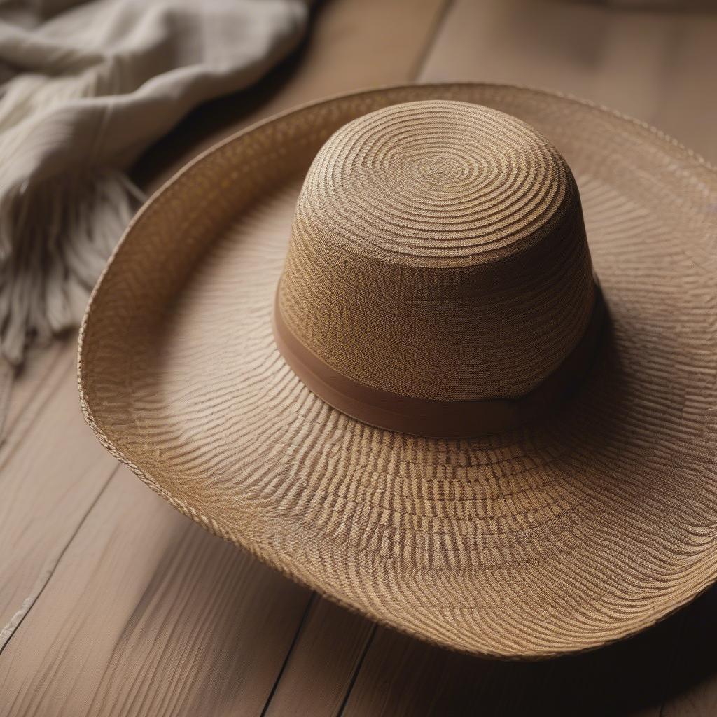 Handwoven Straw Weaver Hat