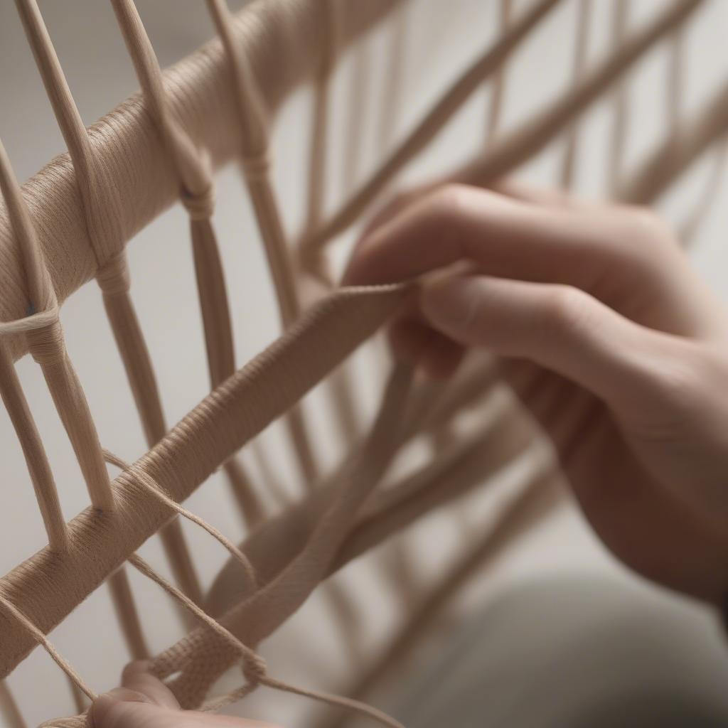 Hans Wegner Chair Weaving Process