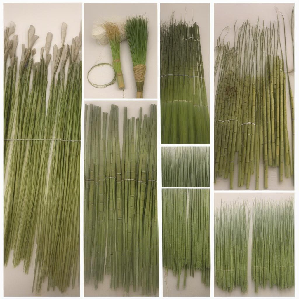 Harvesting Horsetail Reeds for Basket Weaving