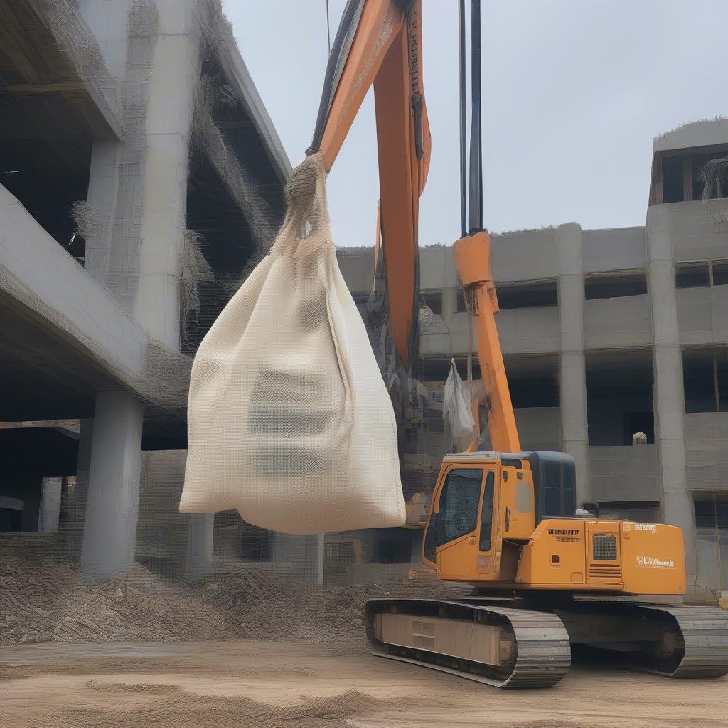 Heavy Duty Woven Bag in Construction