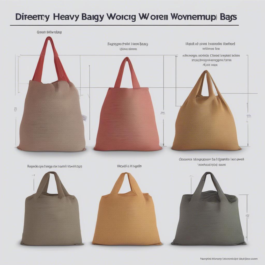 Heavy Duty Woven Bag Sizes Comparison