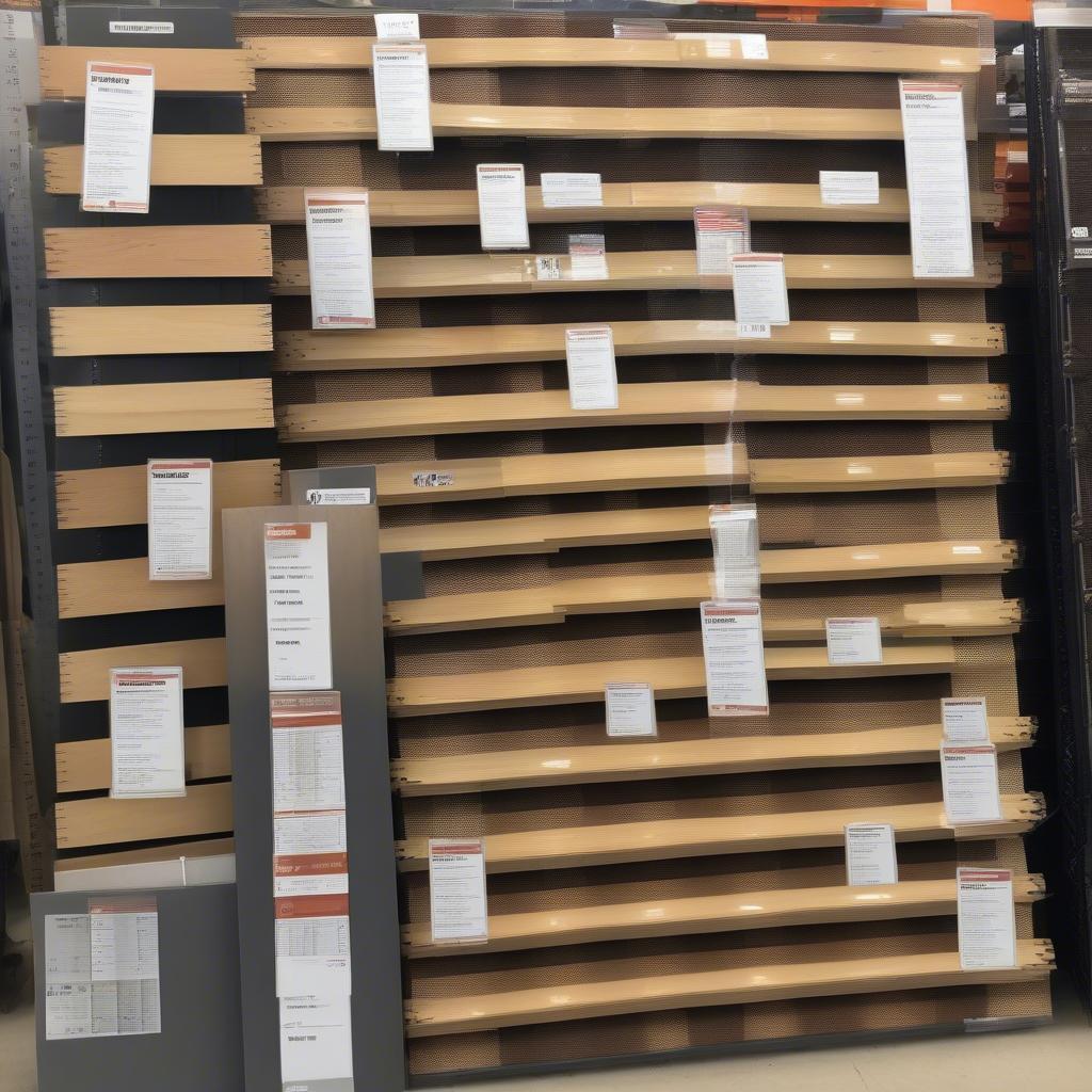 Home Depot Basket Weave Lattice Selection: Variety of Styles and Materials