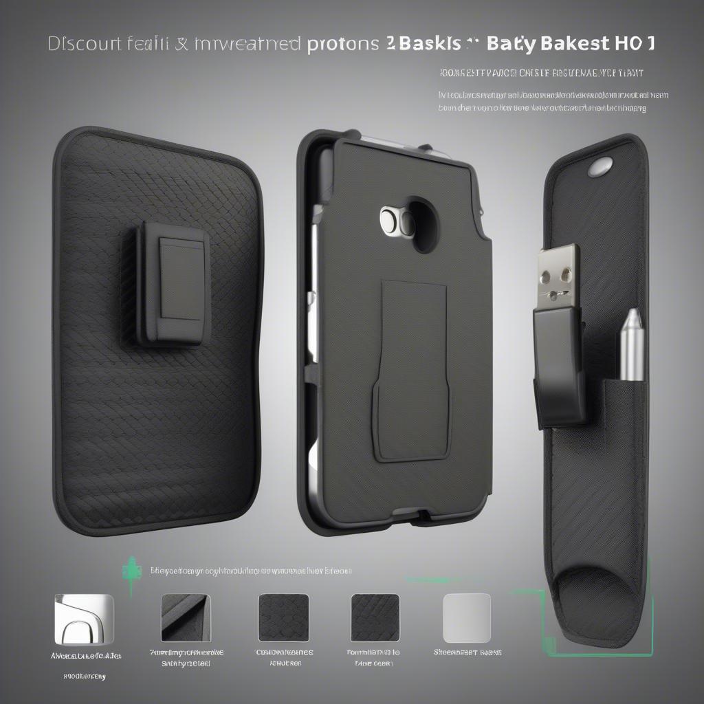 HTC 10 Basket Weave Holster Features