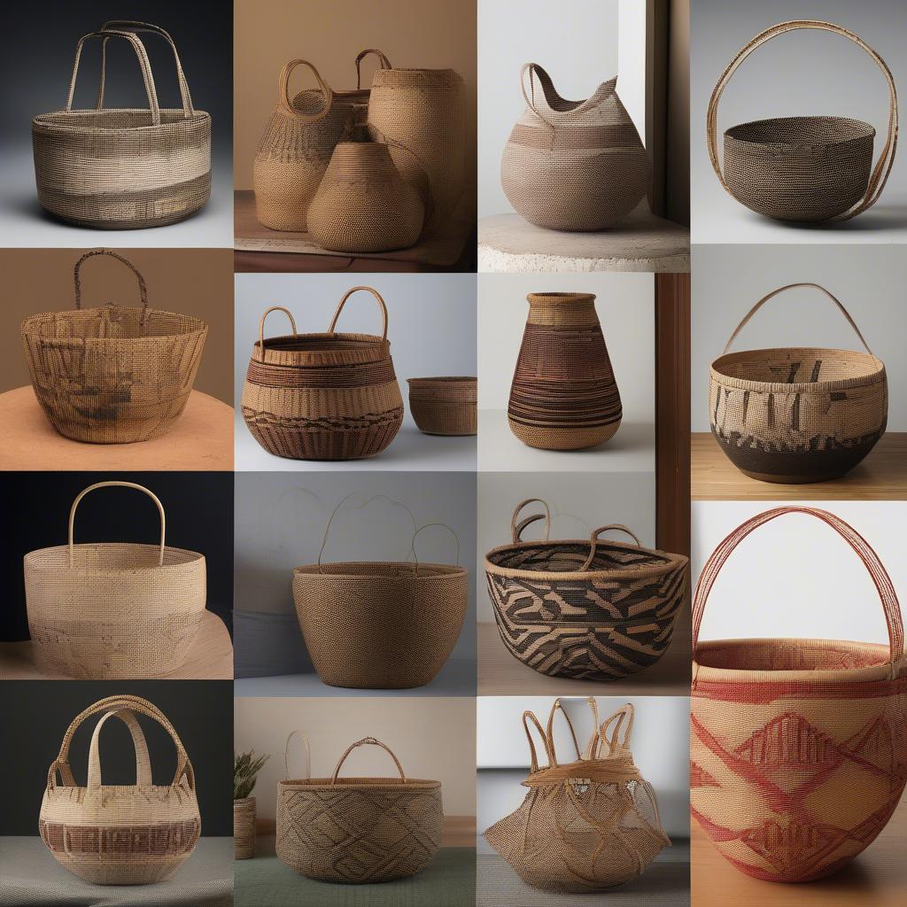 Variety of Humboldt Basket Shapes and Sizes