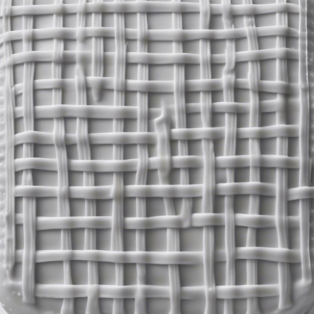 Basic Icing Basket Weave Pattern