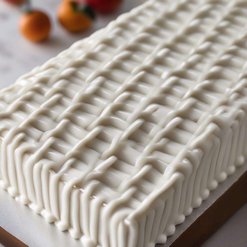 Basic Basket Weave Icing Pattern