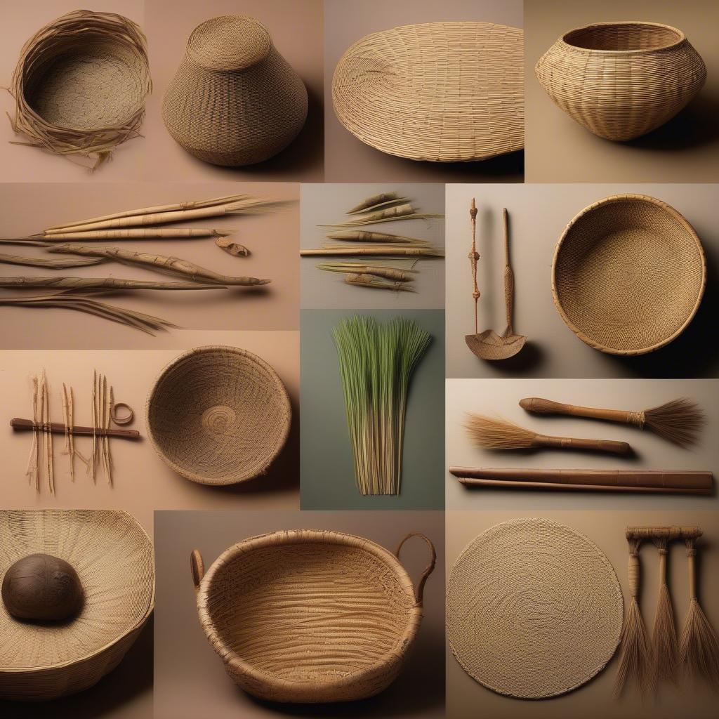 Indian Basket Weaving Materials