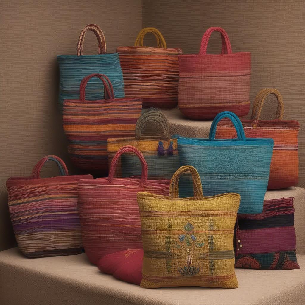 Variety of Indian Handwoven Bags