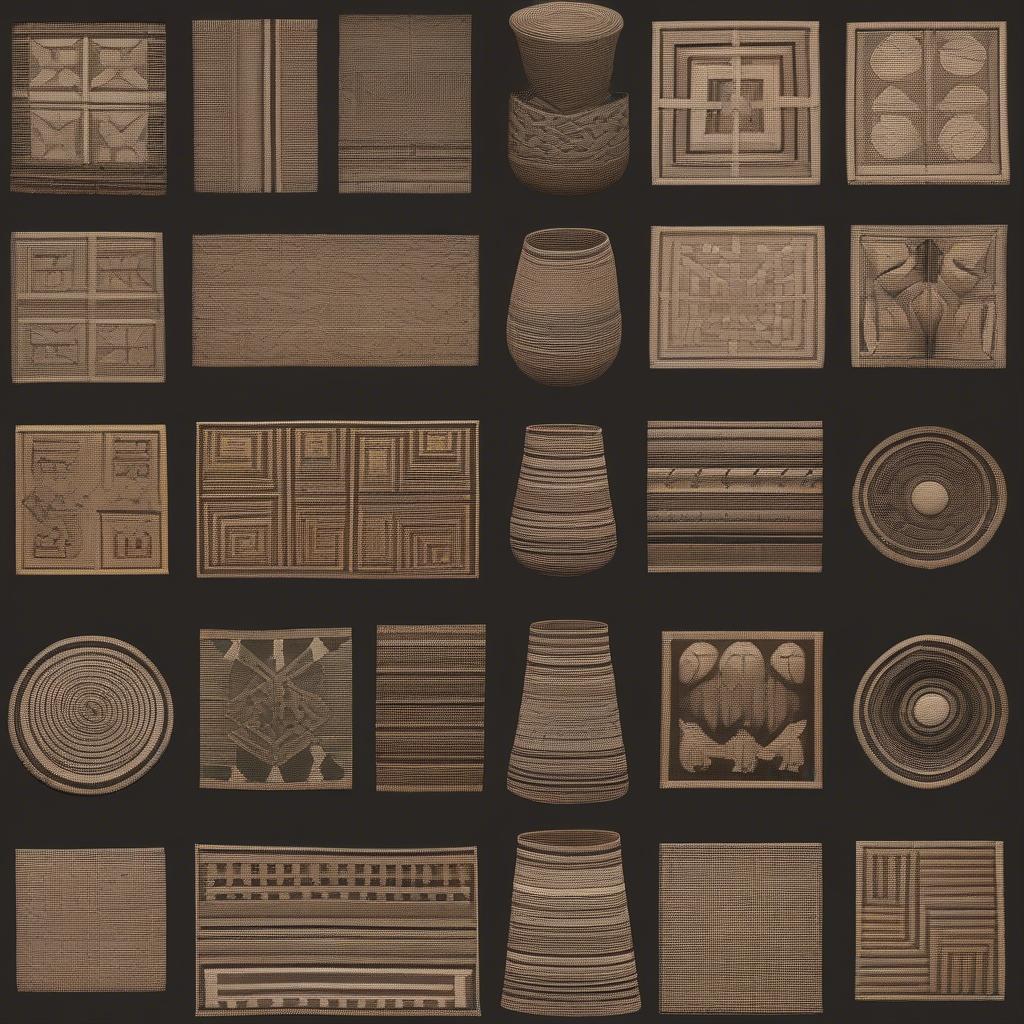 Indian Weave Basket Patterns and Symbols