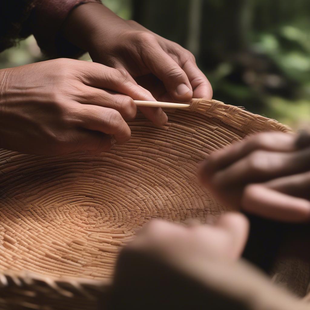 Indigenous Basket Weaving on Vancouver Island