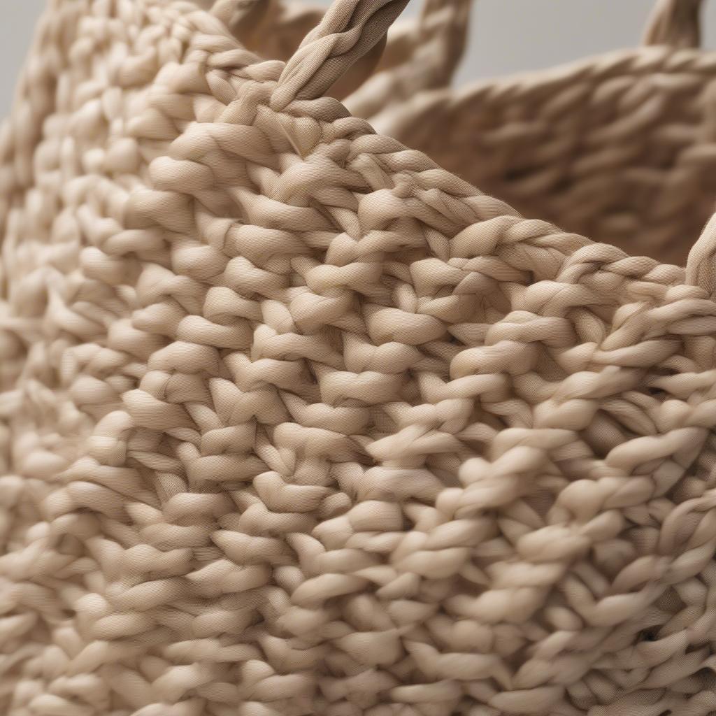 Close-up of Innisfree Woven Tote Bag Showing Texture and Weave