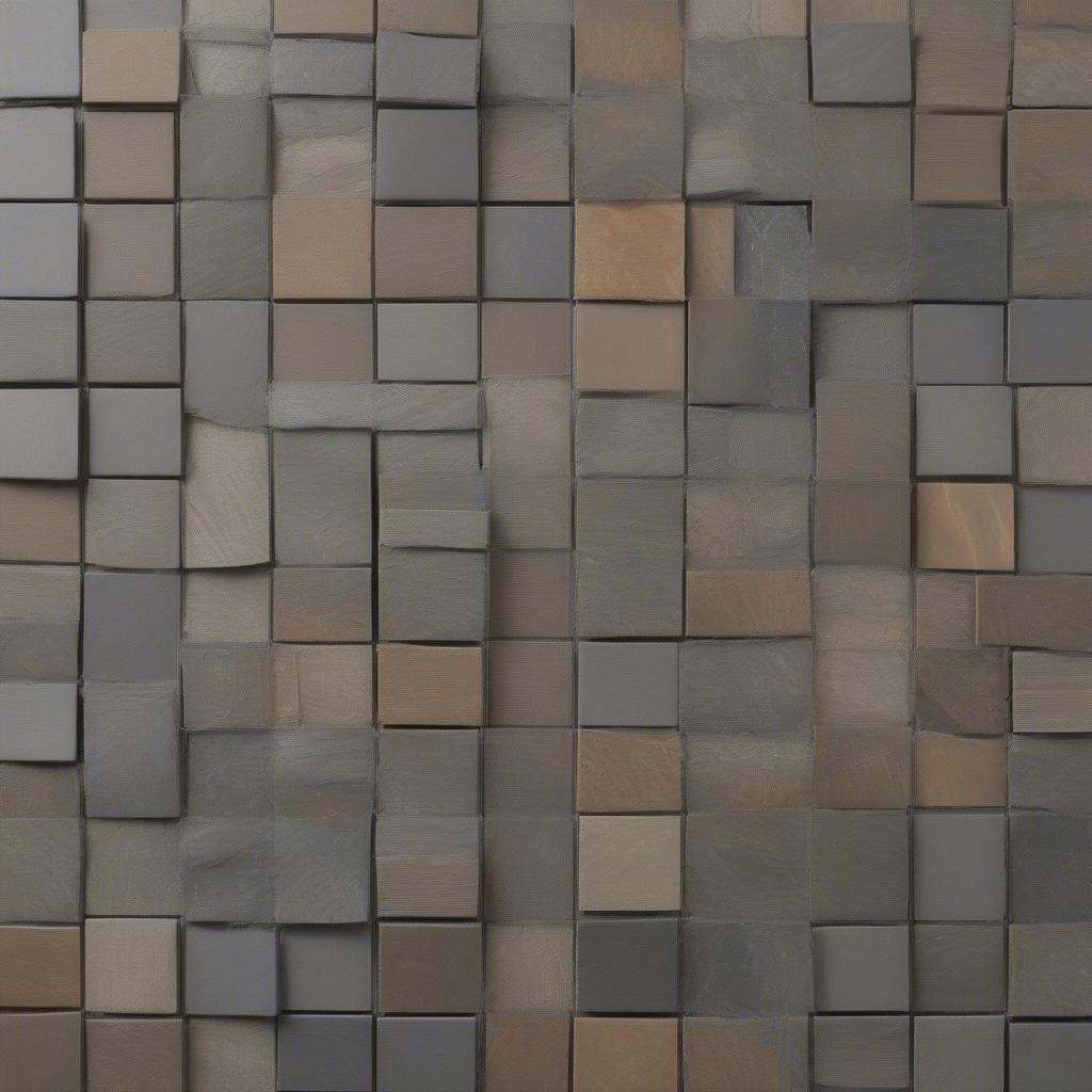 Installing Earth Basket Weave Slate Mosaic Tiles