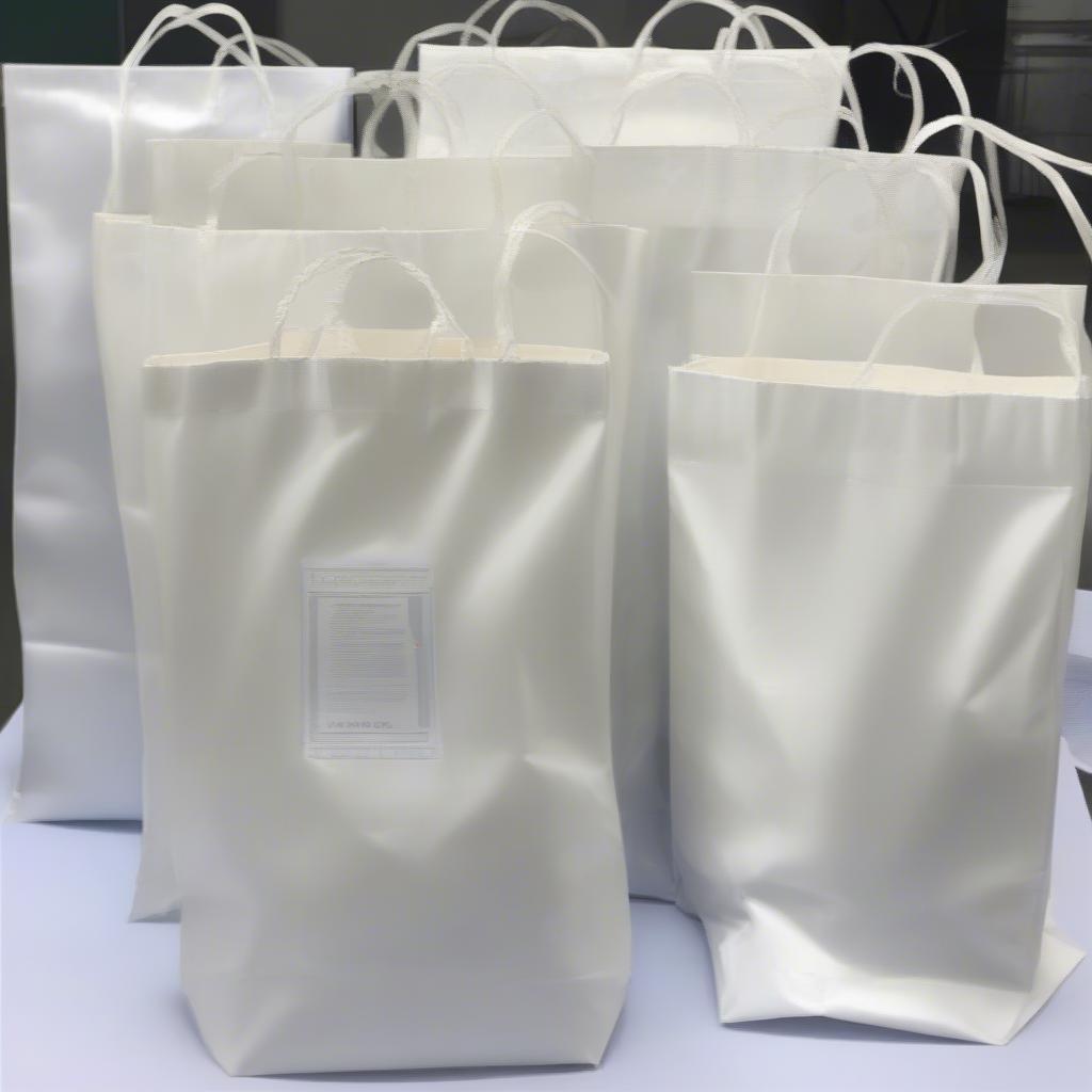 Different Types of International White Shipping Bags Woven