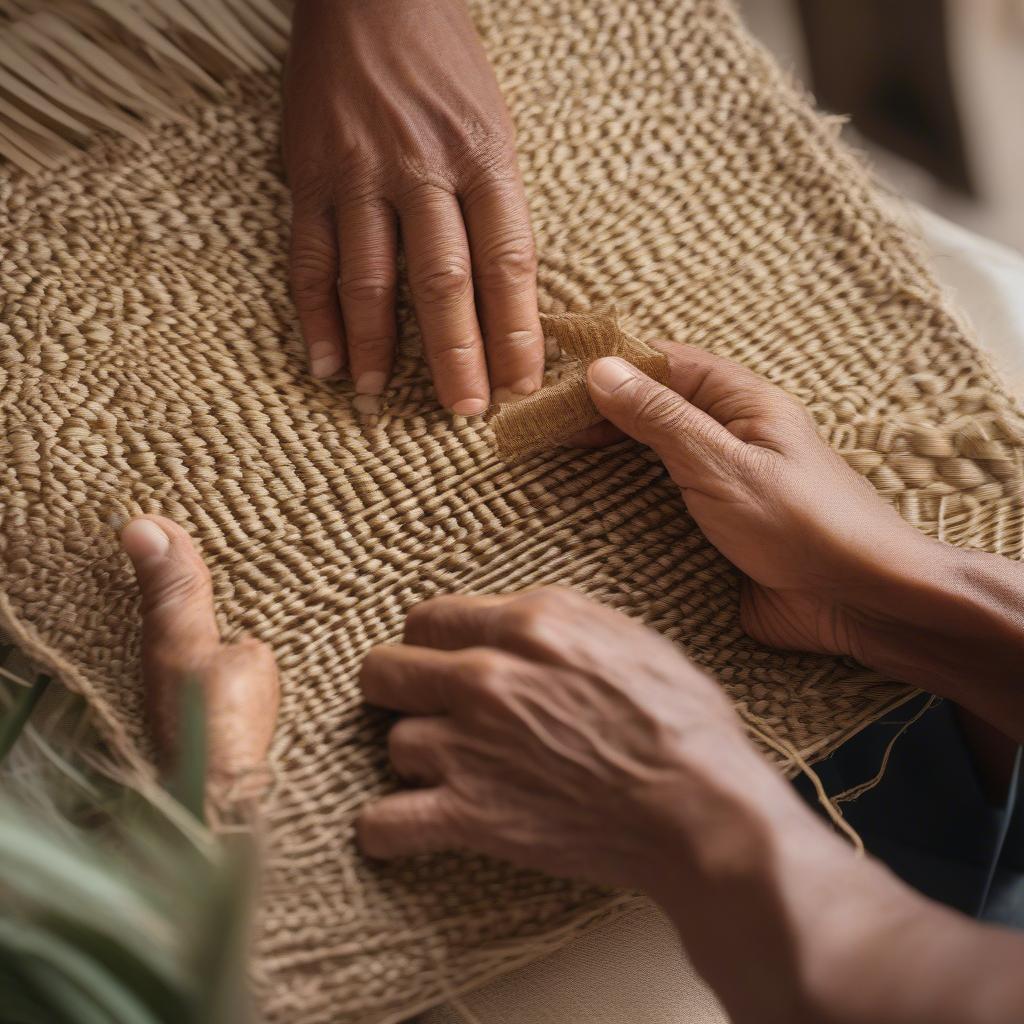 Iraca Palm Weaving Process in South America