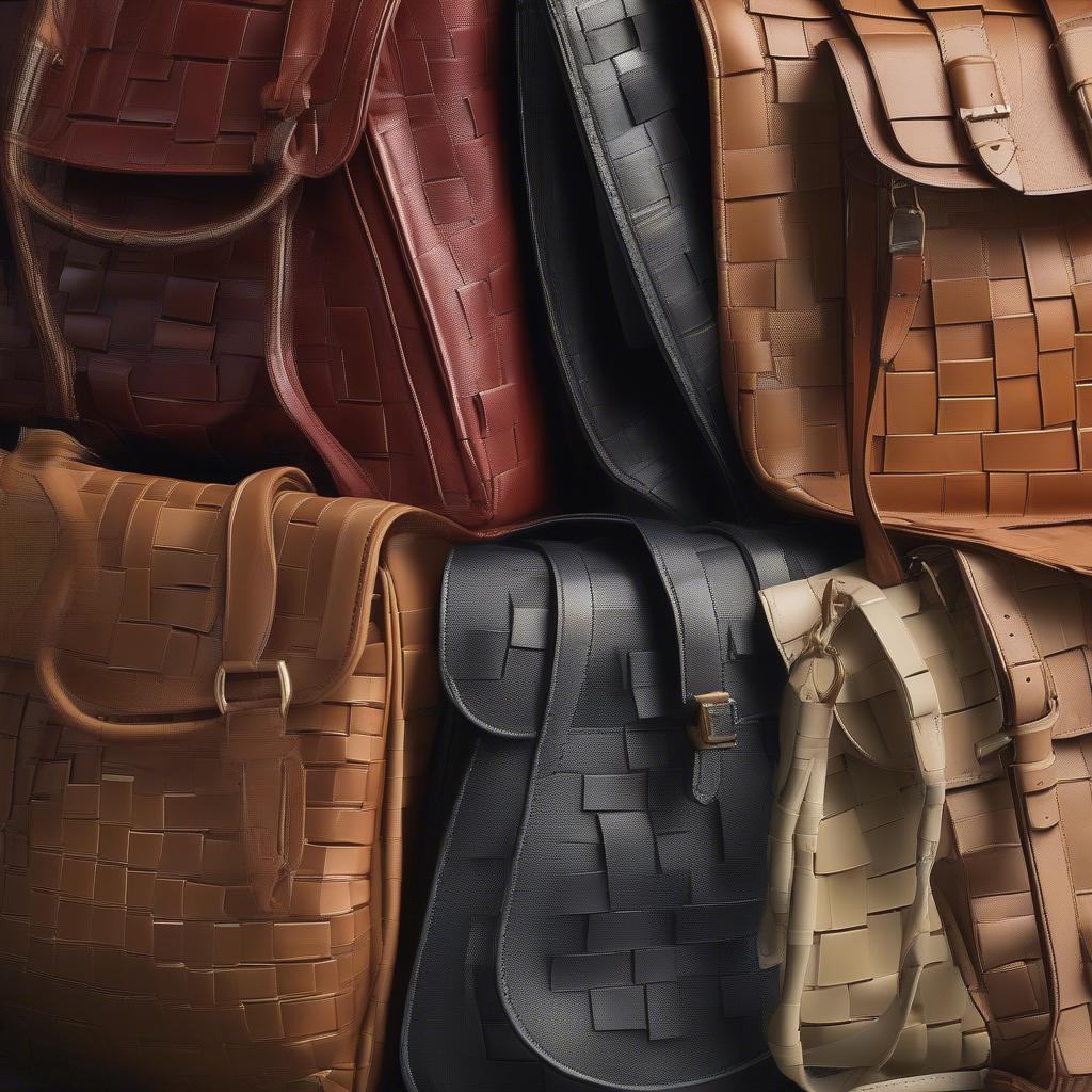 Italian Woven Leather Bags Showcase Exquisite Craftsmanship