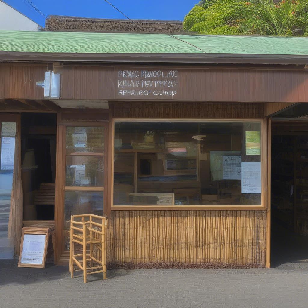 Bamboo Repair Shop in Kailua Kona