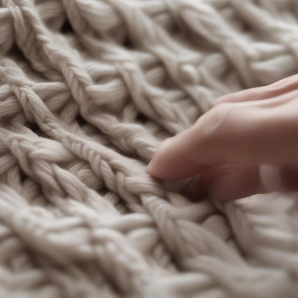 Knitting a Basket Weave Dishcloth: Step-by-Step