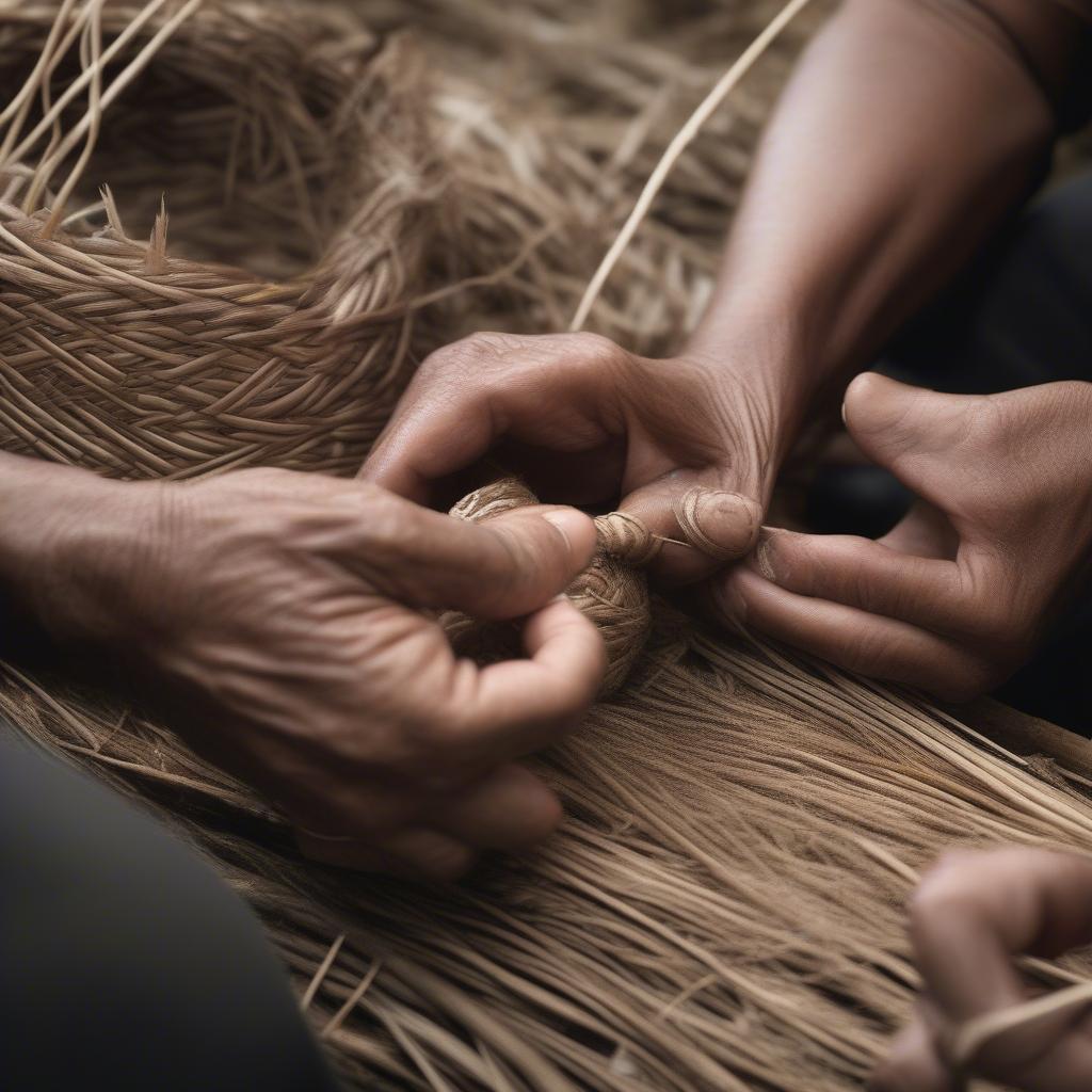 Koorie Basket Weaving with Natural Materials