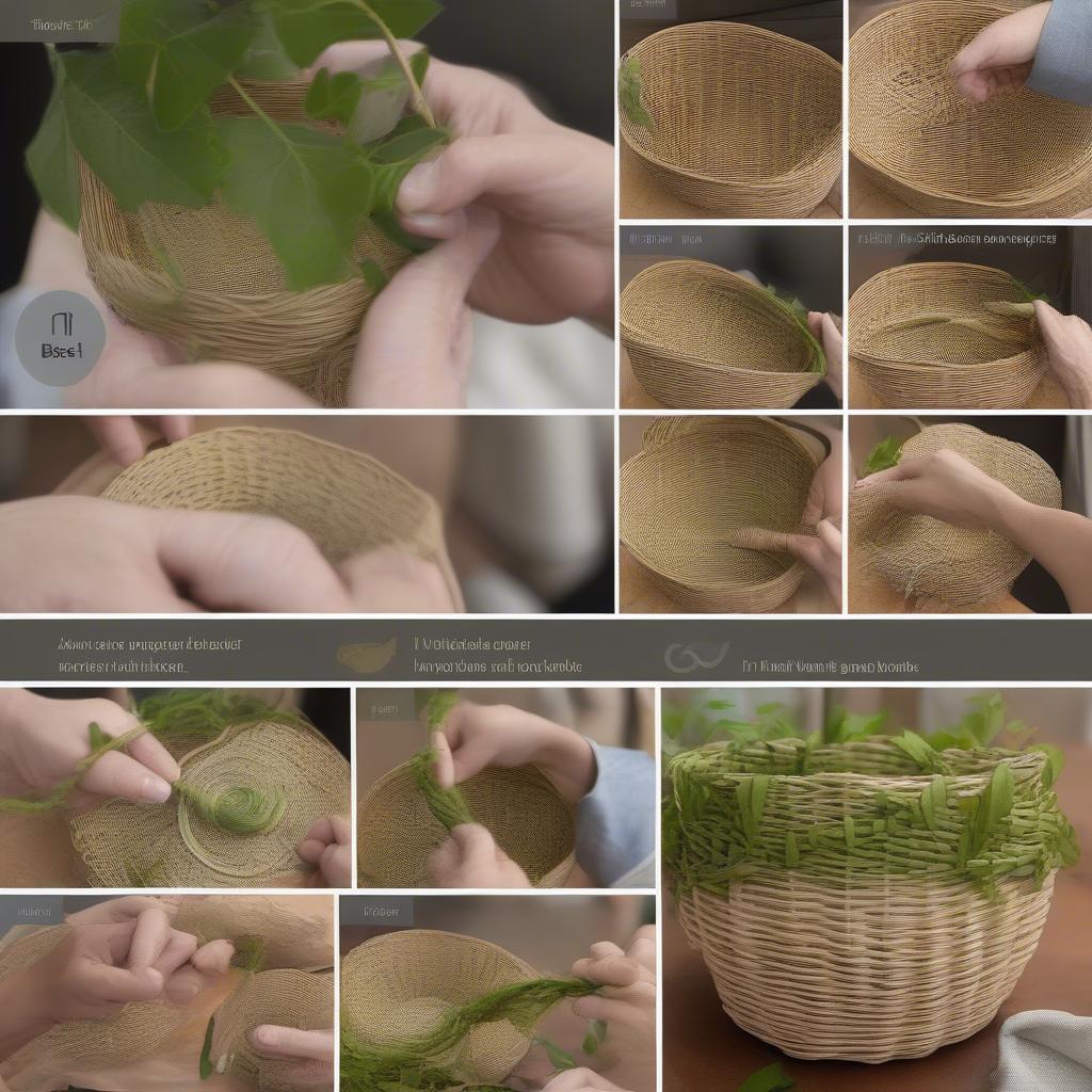 Kudzu Basket Weaving Process